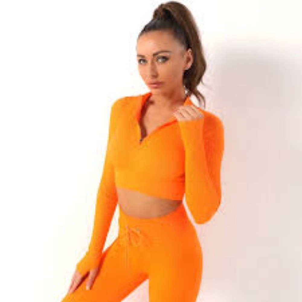 Athletic Neon Crop Top